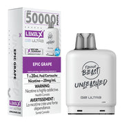 FLAOUR BEAST EPIC GRAPE UNLEASHED LEVEL X G2 ULTRA 50K PODS